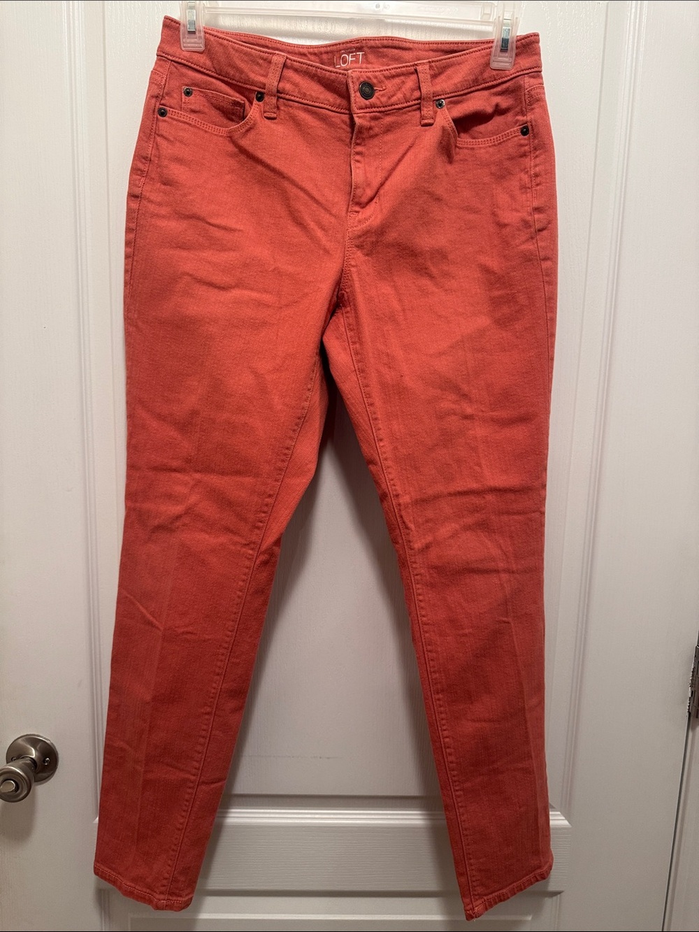 LOFT Coral Curvy Skinny Jeans - Women’s Size 10